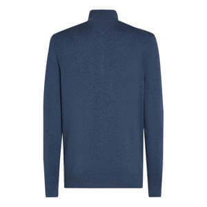 Tommy Hilfiger Flag Embroidery Quarter-Zip Jumper